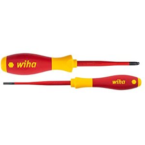 Wiha Juego de destornilladores SoftFinish® electric slimFix SB 3201 S2 SATZ Blister 2-tlg; Schlitz/Schlitz/PZ Xeno Wiha Juego de destornilladores SoftFinish® electric slimFix SB 3201 S2 SATZ Blister 2-tlg; Schlitz/Schlitz/PZ Xeno