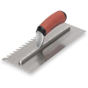 Marshalltown Lay Flat llana dentada, muesca 10 mm, acero al carbono, mango Durasoft, tamaño: 279x114 mm Marshalltown Lay Flat llana dentada, muesca 10 mm, acero al carbono, mango Durasoft, tamaño: 279x114 mm