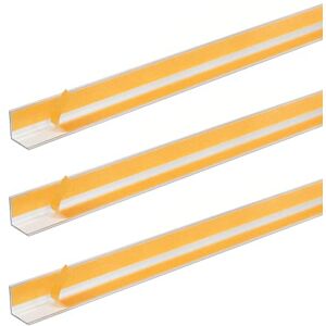 Alberts GAH- Perfil angular 433574, autoadhesivo, aluminio anodizado, 1000 x 30 x 30 mm, juego de 3 Alberts GAH- Perfil angular 433574, autoadhesivo, aluminio anodizado, 1000 x 30 x 30 mm, juego de 3
