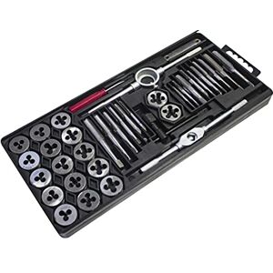 Juego de machos y escariadores Amtech S1155 - 40 piezas M3-M12 X 0,5mm-1,75mm Juego de machos y escariadores Amtech S1155 - 40 piezas M3-M12 X 0,5mm-1,75mm