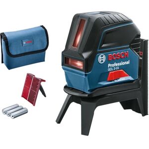 Bosch Nivel láser GCL 2-15 (láser rojo, interior, con puntos de plomada, alcance: 15 m, 3 pilas AA, soporte giratorio RM 1, placa reflectora láser, estuche de protección) Bosch Nivel láser GCL 2-15 (láser rojo, interior, con puntos de plomada, alcance: 15 m, 3 pilas AA, soporte giratorio RM 1, placa reflectora láser, estuche de protección)