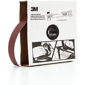 3M rollo de tela , 1 pulgada x 20 yardas P320 peso J, granate 3M rollo de tela , 1 pulgada x 20 yardas P320 peso J, granate