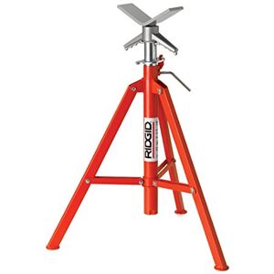 RIDGID Modelo VF-99 Soporte alto de tubo, plegable y con cabeza en V, Soporte de tubo de 304 mm RIDGID Modelo VF-99 Soporte alto de tubo, plegable y con cabeza en V, Soporte de tubo de 304 mm