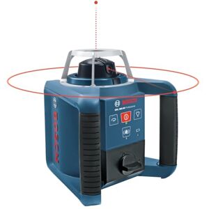 Bosch Nivel láser giratorio GRL 300 HV (haz de luz roja, receptor láser LR 1 con montura, alcance hasta 300 m de diámetro, batteries rechargeables (2xD, 1x9V), Cargador, en L-Boxx) Bosch Nivel láser giratorio GRL 300 HV (haz de luz roja, receptor láser LR 1 con montura, alcance hasta 300 m de diámetro, batteries rechargeables (2xD, 1x9V), Cargador, en L-Boxx)