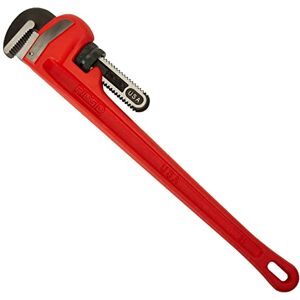 RIDGID Llave de tubo recta para servicio pesado de 24 pulgadas, Llave de fontanería de 24 pulgadas RIDGID Llave de tubo recta para servicio pesado de 24 pulgadas, Llave de fontanería de 24 pulgadas