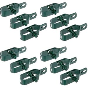 Alberts GAH- Tensor de alambre 611170, galvanizado, verde, recubierto de plástico, tamaño 2, longitud 100 mm, juego de 3 y 4 unidades Alberts GAH- Tensor de alambre 611170, galvanizado, verde, recubierto de plástico, tamaño 2, longitud 100 mm, juego de 3 y 4 unidades