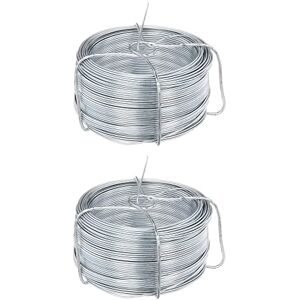 Alberts GAH- 530068 Bobina de alambre galvanizado (1,3 mm de diámetro, 50 m de longitud, 2 unidades) Alberts GAH- 530068 Bobina de alambre galvanizado (1,3 mm de diámetro, 50 m de longitud, 2 unidades)