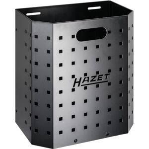 Hazet Papelera cuadrada , compatible con los carros de taller y bancos de trabajo , papelera metálica negra, con panel perforado Hazet Papelera cuadrada , compatible con los carros de taller y bancos de trabajo , papelera metálica negra, con panel perforado