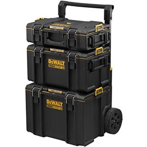 DeWalt , Taller modular 3en1 TOUGHSYSTEM 2.0, Robusto, 2 armarios de pequeña y mediana capacidad y 1 armario móvil de gran capacidad, IP65. Negro y amarillo DeWalt , Taller modular 3en1 TOUGHSYSTEM 2.0, Robusto, 2 armarios de pequeña y mediana capacidad y 1 armario móvil de gran capacidad, IP65. Negro y amarillo