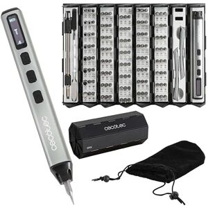 Cecotec Destornillador Eléctrico PrecissionGyro 5000 Infinity Auto, Kit de Precisión 128 piezas, Multiples Puntas Incluidas, Estuche, Magnetizador integrado Cecotec Destornillador Eléctrico PrecissionGyro 5000 Infinity Auto, Kit de Precisión 128 piezas, Multiples Puntas Incluidas, Estuche, Magnetizador integrado