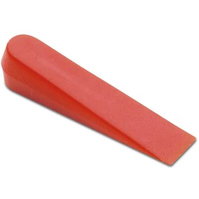 RUBI Cuñas de Alicatado Cuñas Niveladoras para Azulejos 7.5 mm 250 unidades Material sin Imperfecciones ni Rebabas Color Rojo RUBI Cuñas de Alicatado Cuñas Niveladoras para Azulejos 7.5 mm 250 unidades Material sin Imperfecciones ni Rebabas Color Rojo