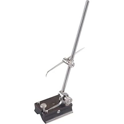 Starrett Medidor de superficie pequeño con base de acero endurecido, longitud del eje de 17,78 cm, base de 5,08 cm de largo y 3,81 cm de ancho Starrett Medidor de superficie pequeño con base de acero endurecido, longitud del eje de 17,78 cm, base de 5,08 cm de largo y 3,81 cm de ancho