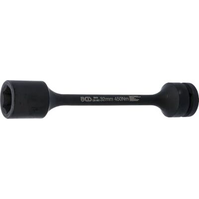 BGS Llave de vaso de torsión de impacto hexagonal entrada 25 mm (1") 32 mm 450 Nm BGS Llave de vaso de torsión de impacto hexagonal entrada 25 mm (1") 32 mm 450 Nm