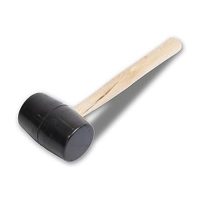 Marshalltown Mazo de goma de , negro, herramienta para cada artesano, dimensiones: 102x64 mm Marshalltown Mazo de goma de , negro, herramienta para cada artesano, dimensiones: 102x64 mm
