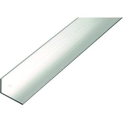 Alberts GAH- Perfil angular de aluminio 470302, natural, 1000 x 15 x 10 mm, 7 unidades Alberts GAH- Perfil angular de aluminio 470302, natural, 1000 x 15 x 10 mm, 7 unidades