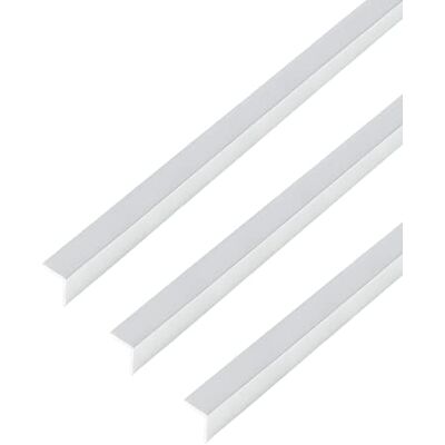 Alberts GAH- 488505 Perfil angular autoadhesivo (aluminio, 1000 x 10 x 10 mm, 3 unidades) Alberts GAH- 488505 Perfil angular autoadhesivo (aluminio, 1000 x 10 x 10 mm, 3 unidades)
