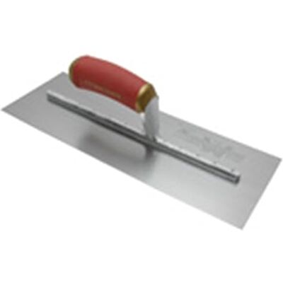 Marshalltown Llana alisadora PermaShape de , forma plana, con mango Durasoft, acero inoxidable, perfecta para yeseros y escayolistas, 356x121 mm Marshalltown Llana alisadora PermaShape de , forma plana, con mango Durasoft, acero inoxidable, perfecta para yeseros y escayolistas, 356x121 mm