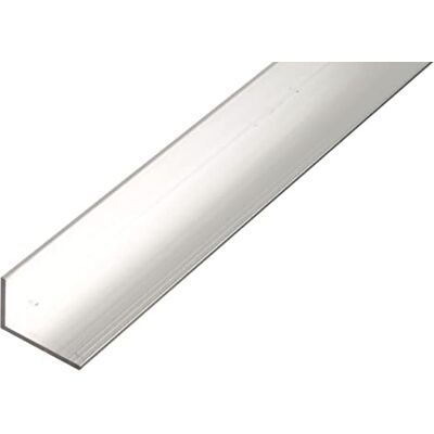 Alberts Perfil angular, Aluminio, natural, 1000 x 15 x 10 mm Alberts Perfil angular, Aluminio, natural, 1000 x 15 x 10 mm