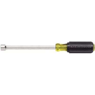 KLEIN TOOLS Destornillador de tuerca de 3/8 pulgadas, fabricado en Estados Unidos, eje hueco de 6 pulgadas y mango de agarre acolchado KLEIN TOOLS Destornillador de tuerca de 3/8 pulgadas, fabricado en Estados Unidos, eje hueco de 6 pulgadas y mango de agarre acolchado