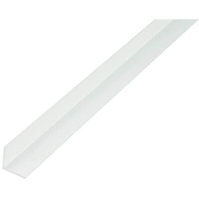 Alberts GAH- 479237 Perfil angular de plástico (1000 x 20 x 20 mm, 17 unidades), color blanco Alberts GAH- 479237 Perfil angular de plástico (1000 x 20 x 20 mm, 17 unidades), color blanco
