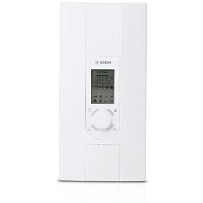 Bosch Tronic 8500 Calentador de agua eléctrico (resistente a la presión, con AquaStop, 2 en 1, función de cambio de potencia y pantalla multifunción), Bosch Tronic 8500 Calentador de agua eléctrico (resistente a la presión, con AquaStop, 2 en 1, función de cambio de potencia y pantalla multifunción),