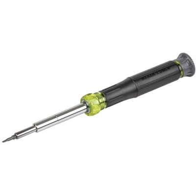 KLEIN TOOLS Destornillador electrónico, 14 en 1 con 8 puntas de precisión, ranuradas, Phillips y puntas TORX a prueba de manipulaciones, 6 destornilladores de tuerca de precisión KLEIN TOOLS Destornillador electrónico, 14 en 1 con 8 puntas de precisión, ranuradas, Phillips y puntas TORX a prueba de manipulaciones, 6 destornilladores de tuerca de precisión