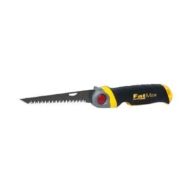 Stanley FATMAX Sierra Plegable para Placa de Yeso, 8 Dientes/pulgada, Diente de Triple Bisel, 3 Ángulos de Bloqueo, Mango Bimaterial Ergonómico, Longitud 130mm, Stanley FATMAX Sierra Plegable para Placa de Yeso, 8 Dientes/pulgada, Diente de Triple Bisel, 3 Ángulos de Bloqueo, Mango Bimaterial Ergonómico, Longitud 130mm,