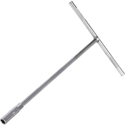 AERZETIX Llave de Vaso en T 8 x 300mm Hexagonal 6 Lados AERZETIX Llave de Vaso en T 8 x 300mm Hexagonal 6 Lados