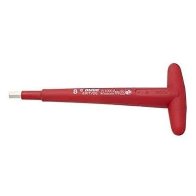 Unior Llave allen en T aislada VDE 6 mm serie 220TVDE Unior Llave allen en T aislada VDE 6 mm serie 220TVDE