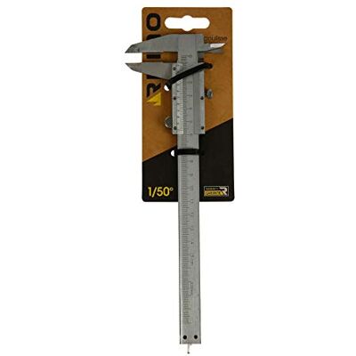Rhino Pie de corte analógico, fabricado en INOX-Precisión 1/50°, gran valor, medidor de profundidad, boquilla de medición interior y exterior Rhino Pie de corte analógico, fabricado en INOX-Precisión 1/50°, gran valor, medidor de profundidad, boquilla de medición interior y exterior