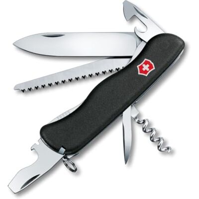 Victorinox , Forester, Navaja Multiuso Suiza, Cuchillo bolsillo, Regalo, 12 Funciones, Hoja grande, Abrelatas, Bloqueable Victorinox , Forester, Navaja Multiuso Suiza, Cuchillo bolsillo, Regalo, 12 Funciones, Hoja grande, Abrelatas, Bloqueable