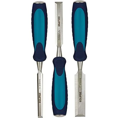 ECLIPSE Professional Tools Juego de 3 formones de madera (1/2", 3/4", 1") ECLIPSE Professional Tools Juego de 3 formones de madera (1/2", 3/4", 1")