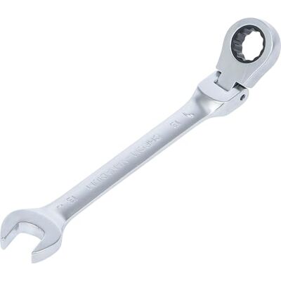 BGS Llave combinada con carraca ajustable 90° 13 mm BGS Llave combinada con carraca ajustable 90° 13 mm