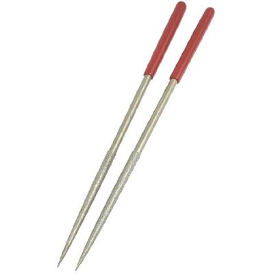 uxcell Sourcingmap -4.5mm x 180mm archivos aguja joyero lapidario rata cola redonda de diamante 2 piezas uxcell Sourcingmap -4.5mm x 180mm archivos aguja joyero lapidario rata cola redonda de diamante 2 piezas