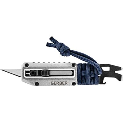 Gerber multi-herramienta con 8 funciones, Prybrid-X, acero inoxidable, plata/azul, Gerber multi-herramienta con 8 funciones, Prybrid-X, acero inoxidable, plata/azul,