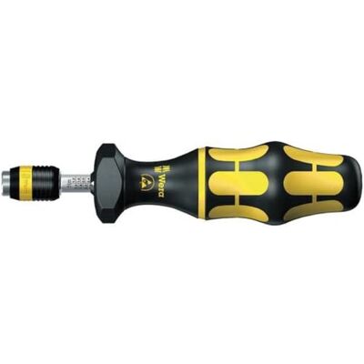 Wera Destornilladores Dinamométricos Ajustables con Porta-Puntas de Cambio Rápido, 1/4", 1.2-3 Nm Wera Destornilladores Dinamométricos Ajustables con Porta-Puntas de Cambio Rápido, 1/4", 1.2-3 Nm