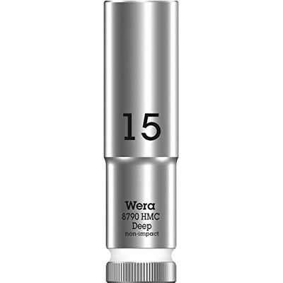 Wera 8790 HMC Deep Llave de vaso larga con arrastre de 1/2", 15.0 mm Wera 8790 HMC Deep Llave de vaso larga con arrastre de 1/2", 15.0 mm