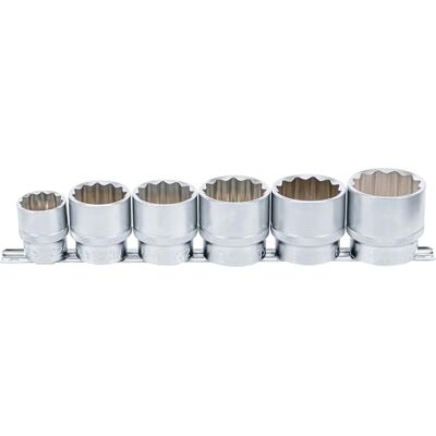 BGS Juego de llaves de vaso, 12 caras entrada 12,5 mm (1/2") 24 38 mm 6 piezas BGS Juego de llaves de vaso, 12 caras entrada 12,5 mm (1/2") 24 38 mm 6 piezas