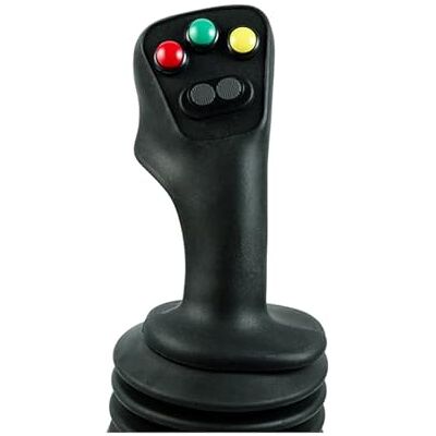 VCHICS Joystick marino, Manija del vehículo for maquinaria de construcción multieje Hall, manija modificada for excavadora rotativa, cosechadora, palanca mando, balancín(Power supply 12V) VCHICS Joystick marino, Manija del vehículo for maquinaria de construcción multieje Hall, manija modificada for excavadora rotativa, cosechadora, palanca mando, balancín(Power supply 12V)