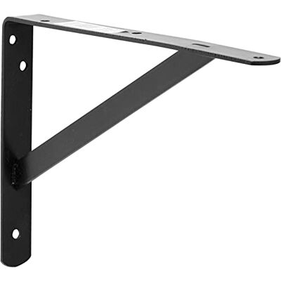 Decko 49144 Heavy Duty soporte para estante, paleta de albañil de (19 cm, negro, Paquete de 10 unidades Decko 49144 Heavy Duty soporte para estante, paleta de albañil de (19 cm, negro, Paquete de 10 unidades