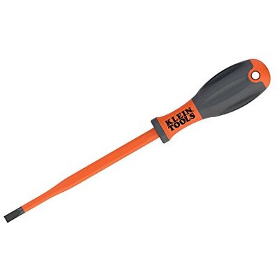 KLEIN TOOLS Destornillador aislado VDE de 150 mm, 6,5 mm, punta CAB KLEIN TOOLS Destornillador aislado VDE de 150 mm, 6,5 mm, punta CAB