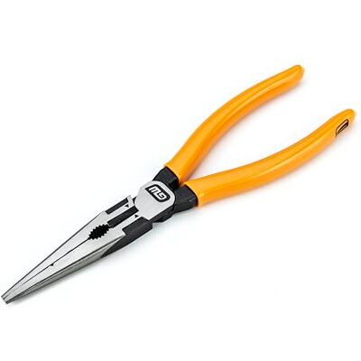 GEARWRENCH Alicates de Pico Largo con Mango Sumergido, Bordes de Corte Endurecidos por Láser, 8"/203,2mm GEARWRENCH Alicates de Pico Largo con Mango Sumergido, Bordes de Corte Endurecidos por Láser, 8"/203,2mm