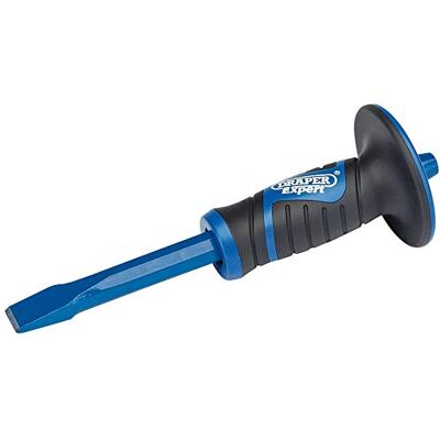 Draper BD5G/E – Cincel de vástago hexagonal con mango suave Protección para manos, azul, BD5G/E Draper BD5G/E – Cincel de vástago hexagonal con mango suave Protección para manos, azul, BD5G/E
