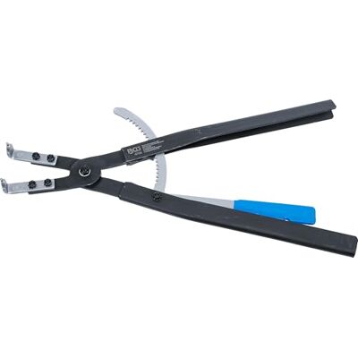 BGS Alicate de puntas (circlip) en ángulo para anillos de retención interiores 500 mm BGS Alicate de puntas (circlip) en ángulo para anillos de retención interiores 500 mm
