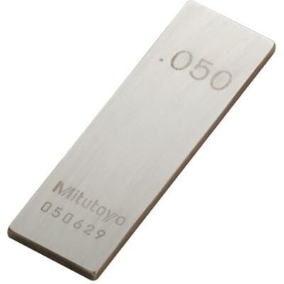 Mitutoyo Bloque de medición rectangular de acero, grado ASME 0, 2" de longitud Mitutoyo Bloque de medición rectangular de acero, grado ASME 0, 2" de longitud