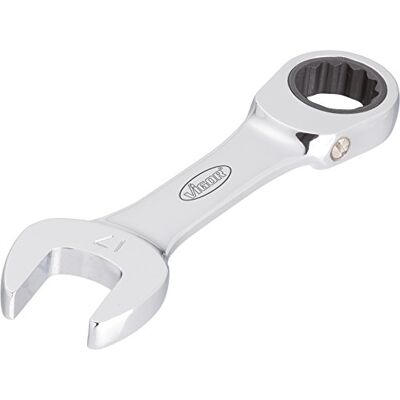 Vigor Llave combinada de carraca , modelo corto, ancho de llave: 18, longitud total: 131 mm, 1 unidad. Vigor Llave combinada de carraca , modelo corto, ancho de llave: 18, longitud total: 131 mm, 1 unidad.