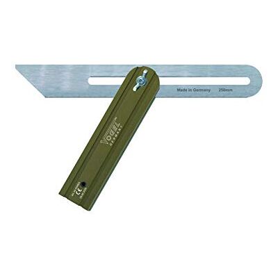 Vogel Germany Escuadra (sin división angular, rango de medición 250 mm, para carpintería/cerrajería, hoja de acero, sección transversal 29 x 1,6 mm) Vogel Germany Escuadra (sin división angular, rango de medición 250 mm, para carpintería/cerrajería, hoja de acero, sección transversal 29 x 1,6 mm)