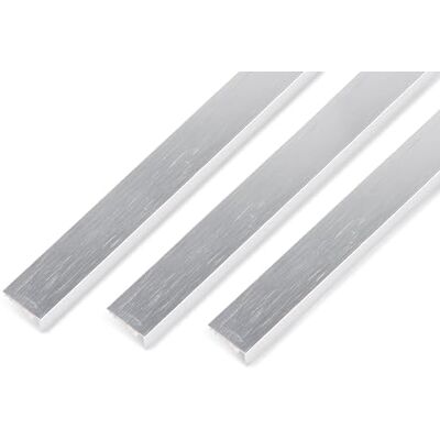 Alberts GAH- 489106 Perfil angular autoadhesivo, aluminio, diseño de acero inoxidable, claro, 1000 x 20 x 10 mm, juego de 3 Alberts GAH- 489106 Perfil angular autoadhesivo, aluminio, diseño de acero inoxidable, claro, 1000 x 20 x 10 mm, juego de 3