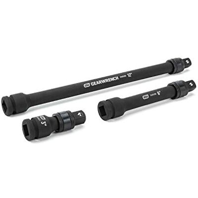 GEARWRENCH 84951 N 3 pc. 1/2 'Drive bloqueo Juego de 3 de extensión de impacto, "6" y 12 ", negro GEARWRENCH 84951 N 3 pc. 1/2 'Drive bloqueo Juego de 3 de extensión de impacto, "6" y 12 ", negro