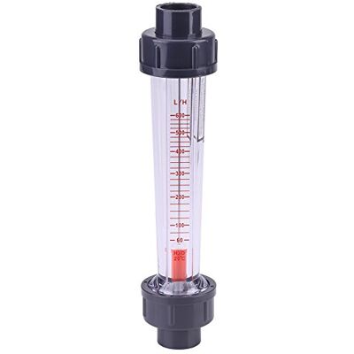 Akozon 60-600L / H Tubo de plástico Rotameter de Agua líquida Medidor de Flujo LZS-15 Akozon 60-600L / H Tubo de plástico Rotameter de Agua líquida Medidor de Flujo LZS-15